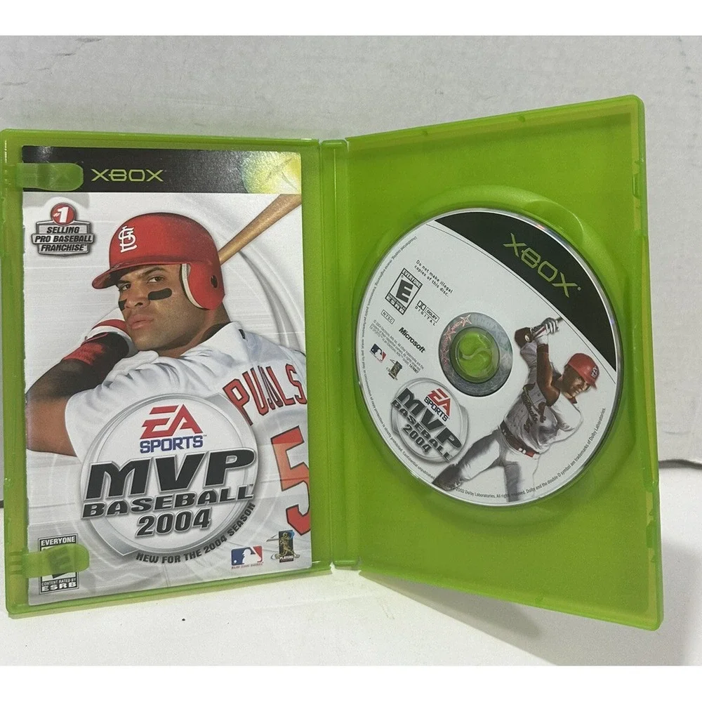 MVP Baseball 2004 Microsoft Xbox 2004 Box And Manual‎